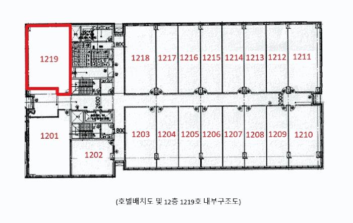 서울특별시 강서구 마곡동 774-4 마곡센트럴타워1 제12층 제1219호 오피스텔 경매 사진 15