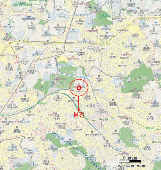 서울특별시 동작구 신대방동 395-68 보라매나산스위트 지하1층047호 근린상가 경매 사진 18