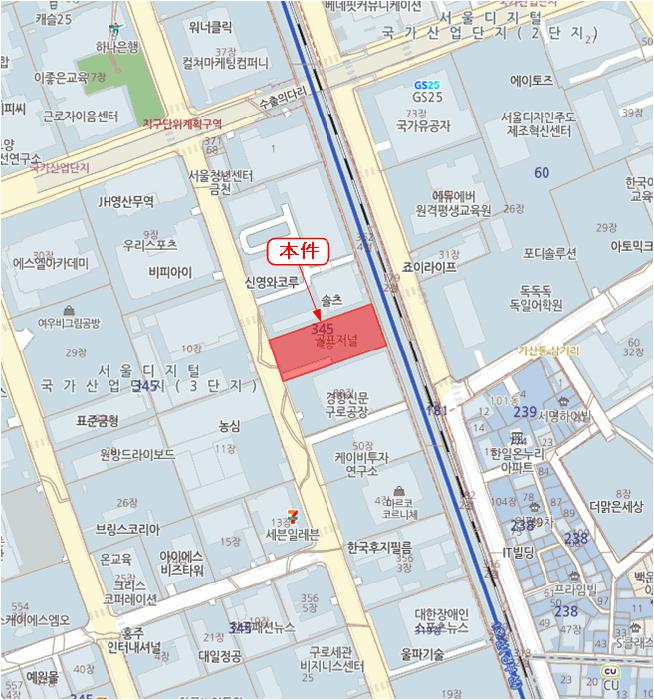 서울특별시 금천구 가산동 345-2 에이스골드타워 제6층 제601호 아파트형공장 경매 사진 9