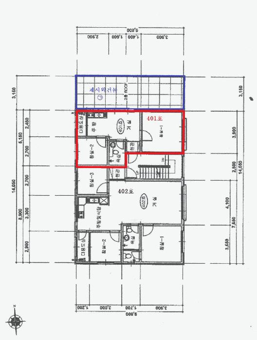 경기도 안산시 단원구 와동 772-3 4층401호 다세대(빌라) 경매 사진 16