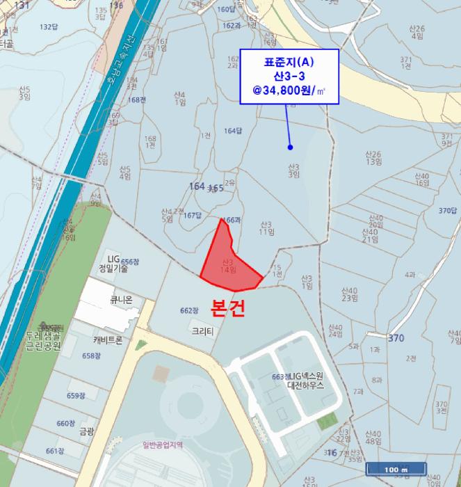 대전광역시 유성구 하기동 산3-14 임야 경매 사진 14
