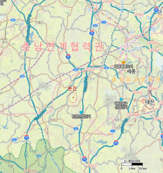 충청남도 공주시 탄천면 운곡리 산9 임야 경매 사진 13