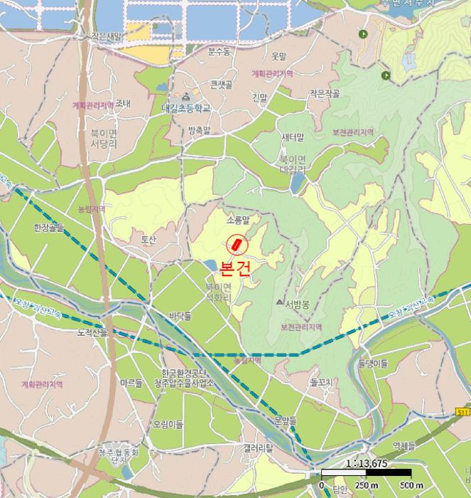 충청북도 청주시 청원구 북이면 석화리 369 답 경매 사진 5