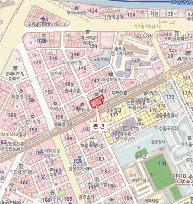 인천광역시 미추홀구 숭의동 147-33 더센트로드 3층304호 오피스텔 경매 사진 9