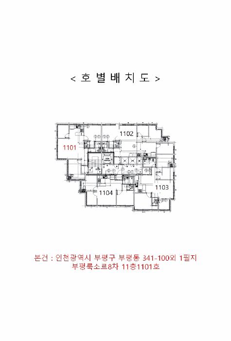 인천광역시 부평구 부평동 341-100 부평룩소르8차 11층1101호 오피스텔 경매 사진 10