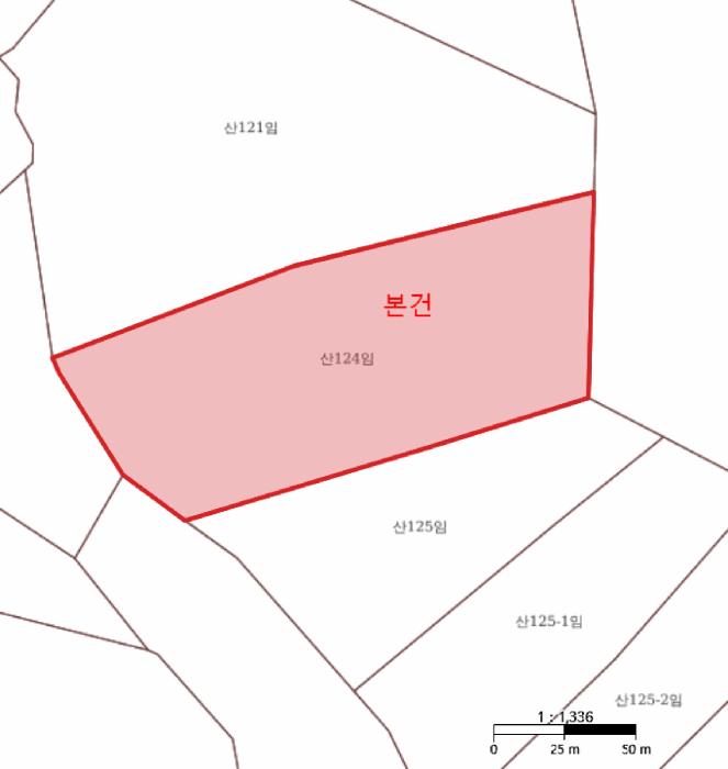전라남도 고흥군 점암면 연봉리 산124 임야 경매 사진 6