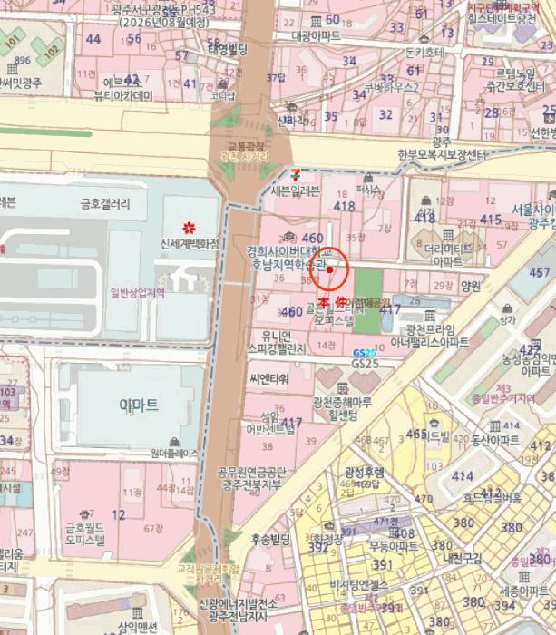 광주광역시 서구 농성동 417-18 골든힐스타워 제7층 제716호 오피스텔 경매 사진 7