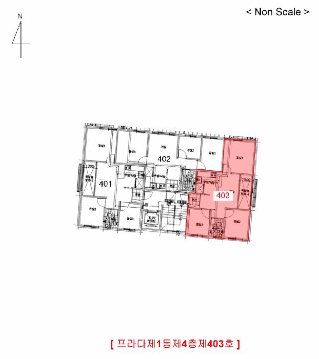 인천광역시 서구 검암동 634-3 프라다 1동 4층403호 다세대(빌라) 경매 사진 12