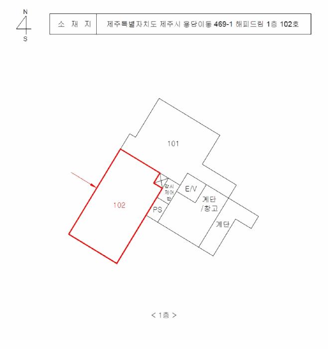 제주특별자치도 제주시 용담이동 469-1 해피드림 1층 102호 아파트 경매 사진 9