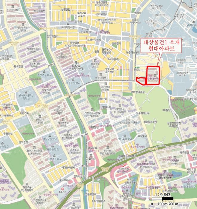 충청북도 청주시 서원구 개신동 278-10 현대아파트 104동 11층1101호 아파트 경매 사진 7