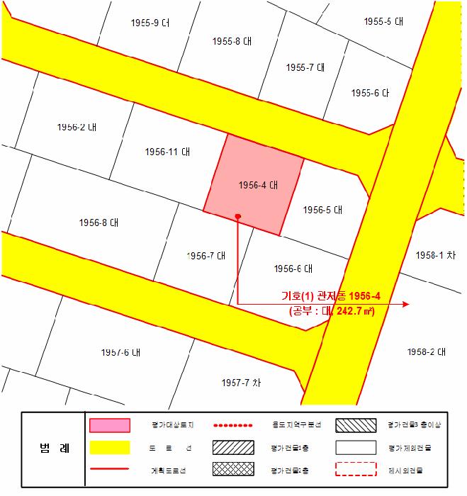 대전광역시 서구 관저동 1956-4 대지 경매 사진 17
