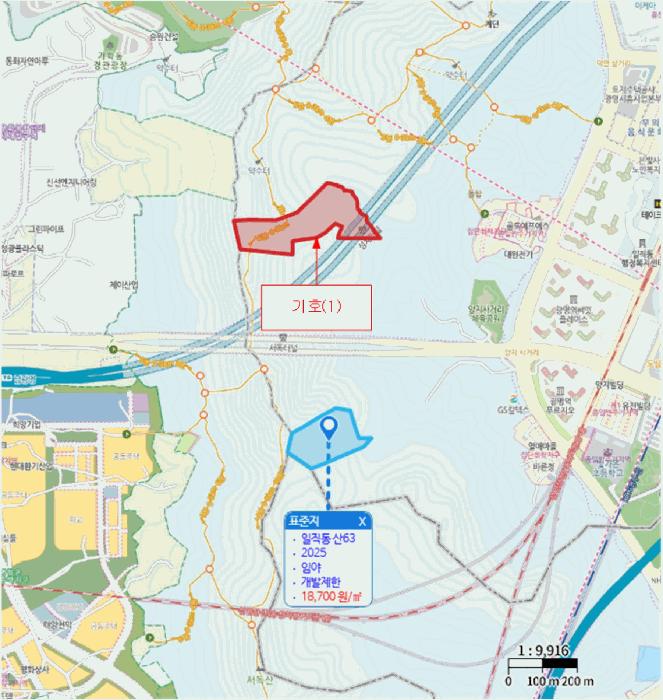 경기도 광명시 일직동 산38 임야 경매 사진 14