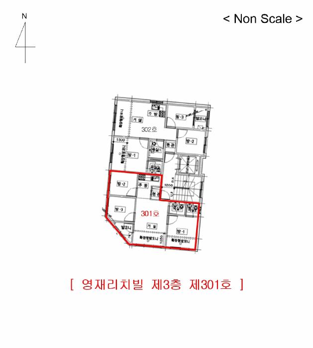 경기도 부천시 오정구 고강동 359-17 영재리치빌 3층301호 다세대(빌라) 경매 사진 7