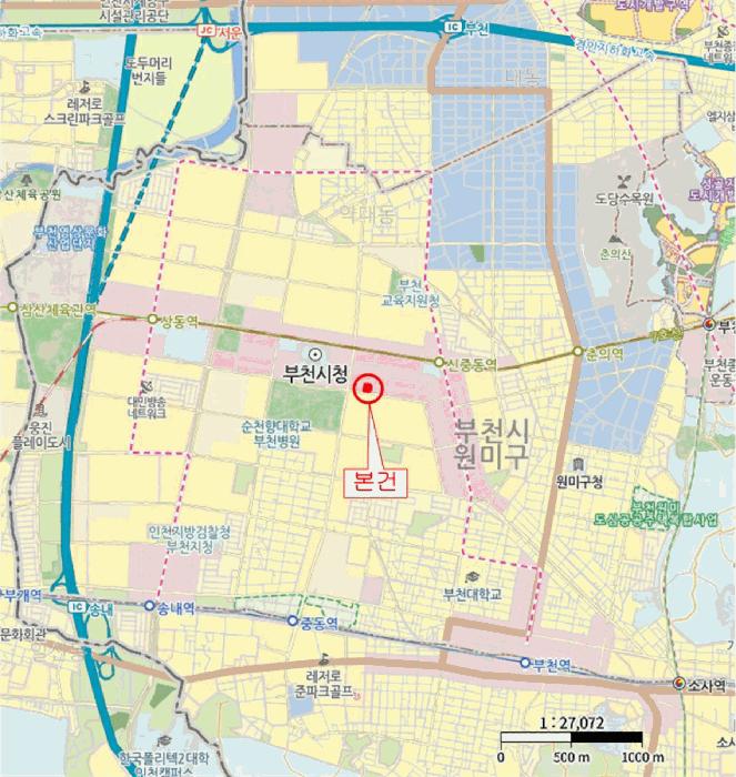 경기도 부천시 원미구 중동 1152-3 메트로팰리스1 비동 14층1401호 오피스텔 경매 사진 11