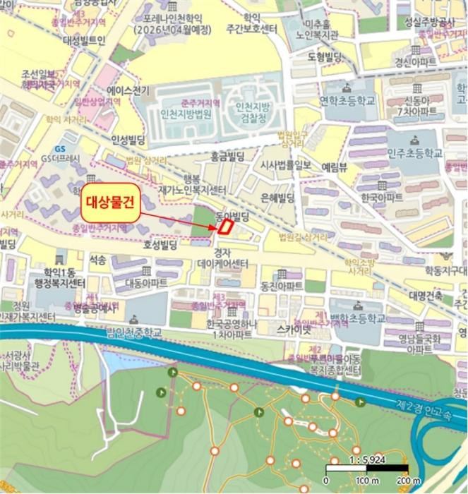 인천광역시 미추홀구 매소홀로415번길 10, 3층305호 (학익동,예다움) 오피스텔 경매 사진 11