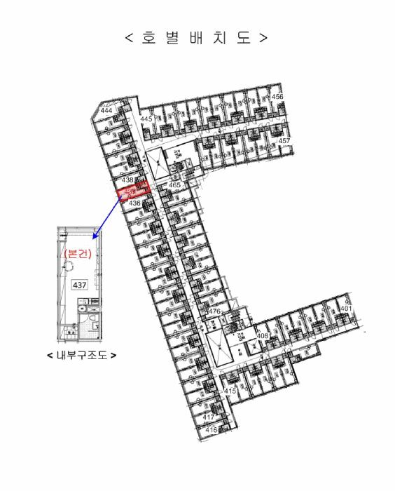 경기도 김포시 운양동 1297-1 한강베네치아1동 4층 437호 오피스텔 경매 사진 8
