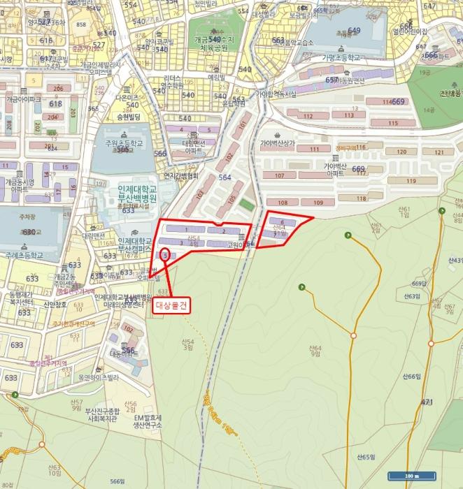 부산광역시 부산진구 엄광로62번길 61, 5동 2층202호 (개금동,고원아파트)구) 부산광역시 부산진구 개금동 산 54-4 아파트 경매 사진 9