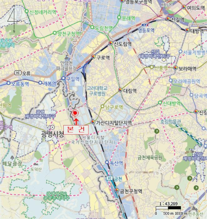 서울특별시 금천구 가산동 535-7 지밸리하우스디어반 제14층 제에이1409호 오피스텔 경매 사진 11