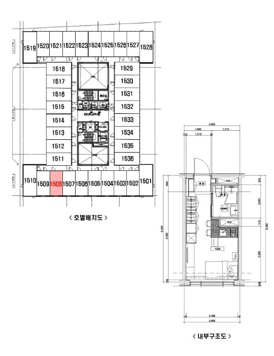경기도 화성시 동탄대로 557-9, 15층에이동(오피스텔동)1508호 (오산동,우성르보아시티)구) 경기도 화성시 동탄구 여울동 1088-2 오피스텔 경매 사진 10