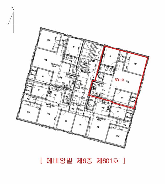 인천광역시 서구 마전동 1017-3 에비앙빌 6층601호 다세대(빌라) 경매 사진 8