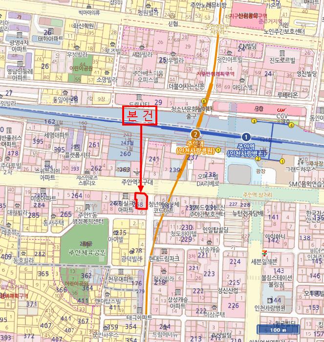 인천광역시 미추홀구 주안동 268-1 탑스퀘어 6층601호 오피스텔 경매 사진 11