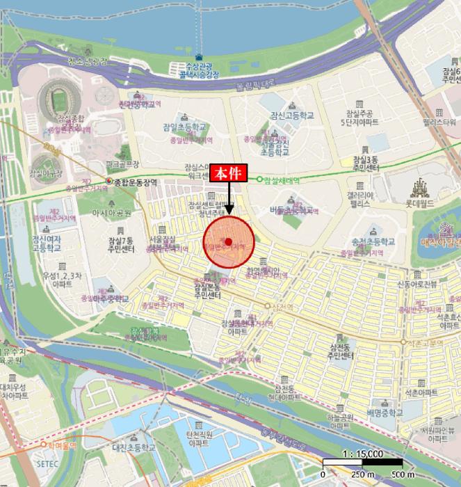 서울특별시 송파구 잠실동 212-44 1층101호 근린상가 경매 사진 12