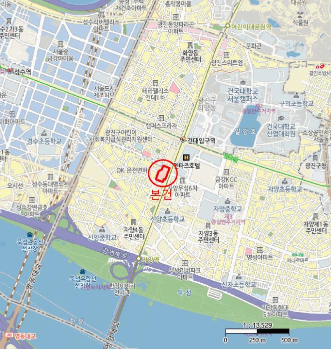 서울특별시 광진구 자양동 861 자양호반써밋아브뉴프랑센트럴 1층128호 근린상가 경매 사진 18