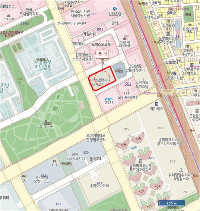 서울특별시 송파구 법원로4길 5, 12층1207호 (문정동,송파법조타운푸르지오시티)구) 서울특별시 송파구 문정동 652 오피스텔 경매 사진 19
