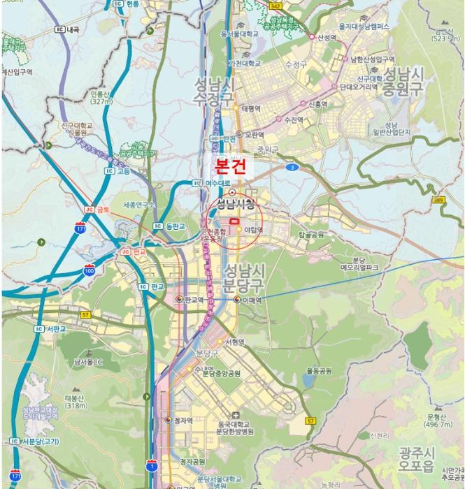 경기도 성남시 분당구 성남대로925번길 16, 제지2층 제257호구) 경기도 성남시 분당구 야탑동 341 근린상가 경매 사진 17