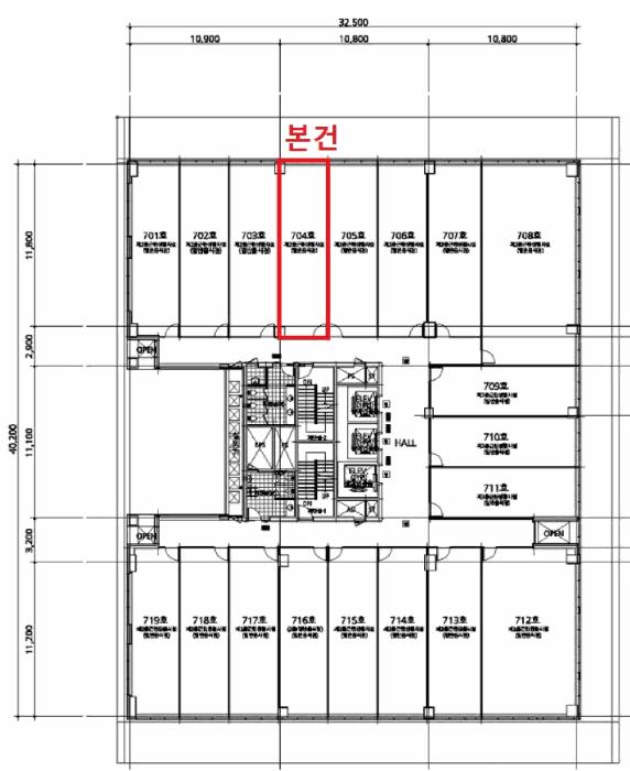 경기도 평택시 고덕동 1886-2 서정타워1 7층704호 근린상가 경매 사진 10