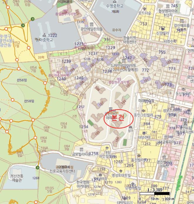 부산광역시 수영구 광안동 1334 광안자이 103동 12층1201호 아파트 경매 사진 11