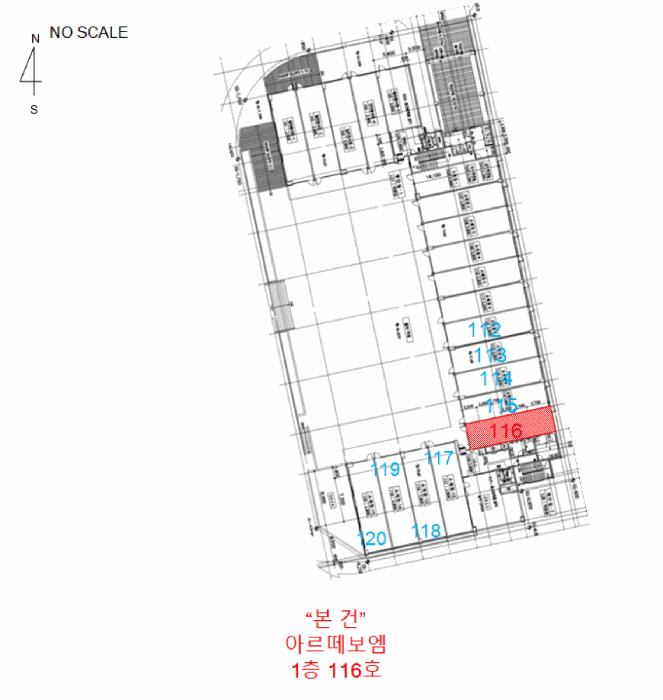 충청남도 천안시 서북구 불당동 1293 아르떼보엠 1층116호 근린상가 경매 사진 15