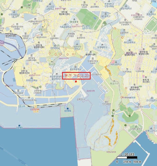 부산광역시 남구 용당동 185-1 대지 경매 사진 13