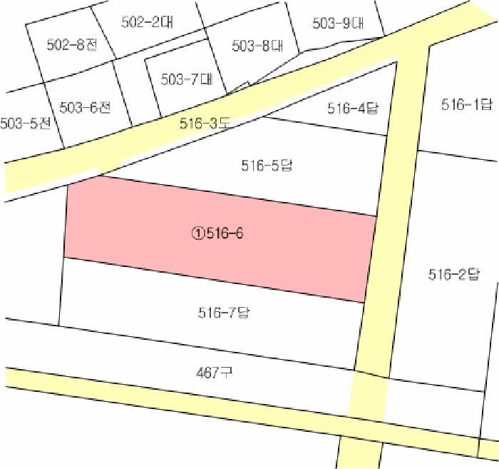 경상남도 창녕군 남지읍 학계리 516-6 답 경매 사진 11