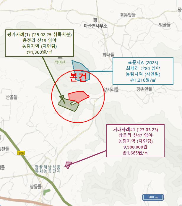 전라남도 해남군 마산면 화내리 산89 임야 경매 사진 14