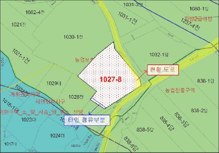 전라남도 무안군 몽탄면 내리 1027-8 답 경매 사진 10