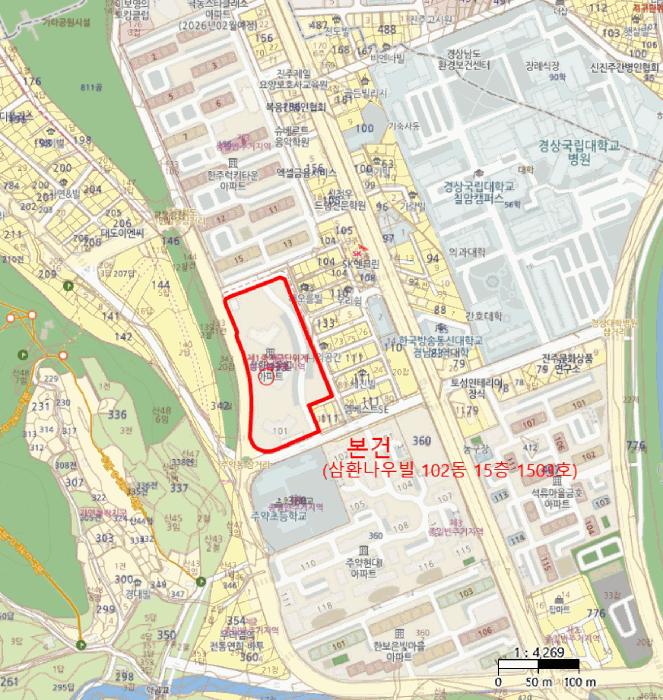 경상남도 진주시 주약동 133-130 삼환나우빌 102동 15층1503호 아파트 경매 사진 10