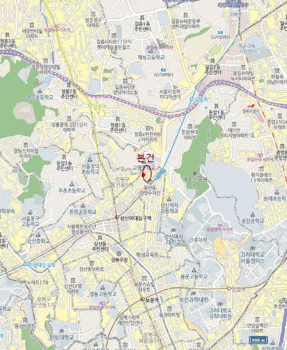 서울특별시 성북구 동선동4가 310-1 대지 경매 사진 6