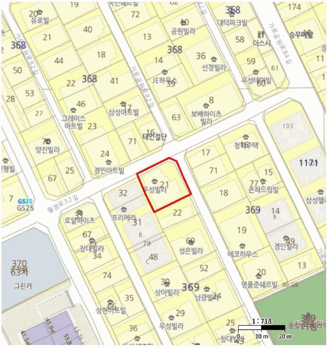 서울특별시 강서구 화곡동 369-21 제1층 제101호 다세대(빌라) 경매 사진 12