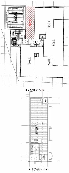 경기도 군포시 당동 747-15 비씨팰리스3차 9층905호 오피스텔 경매 사진 14