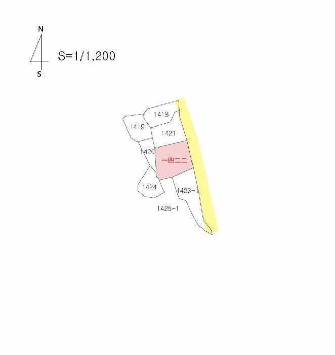 경상북도 경주시 안강읍 노당리 1422 대지 경매 사진 6