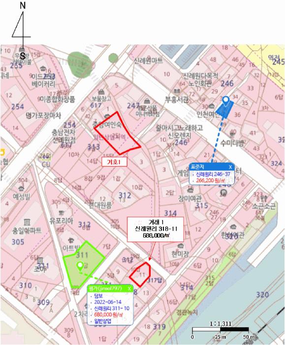 충청남도 예산군 예산읍 신례원리 313-2 답 경매 사진 8