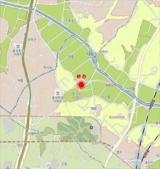 충청남도 홍성군 홍성읍 내법리 419-40 대지 경매 사진 9