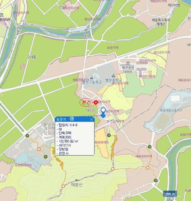 충청남도 천안시 동남구 병천면 탑원리 117-2 대지 경매 사진 16