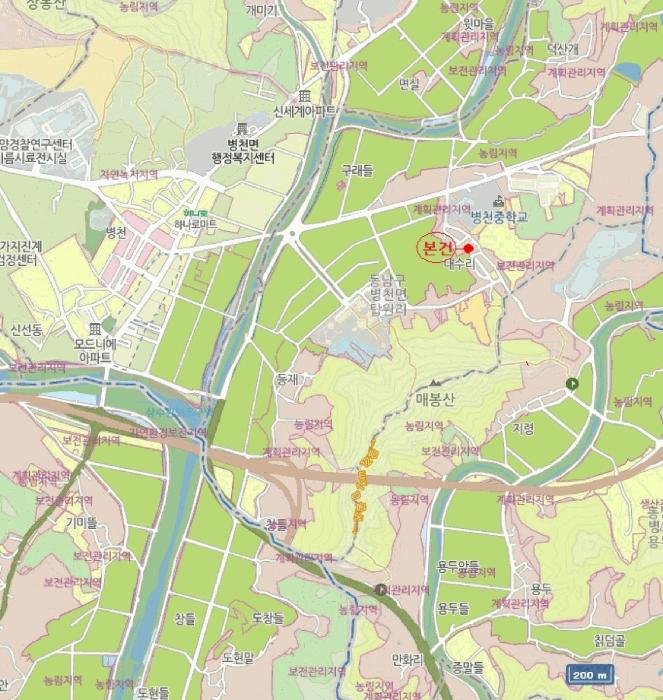 충청남도 천안시 동남구 병천면 탑원리 117-2 대지 경매 사진 17