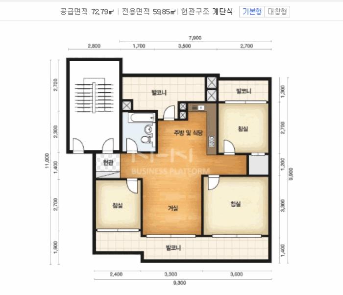 경기도 시흥시 정왕동 1942-1 계룡2차아파트 218동 5층502호 아파트 경매 사진 14