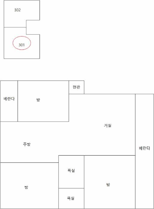경기도 안산시 상록구 일동 561 3층301호 다세대(빌라) 경매 사진 7