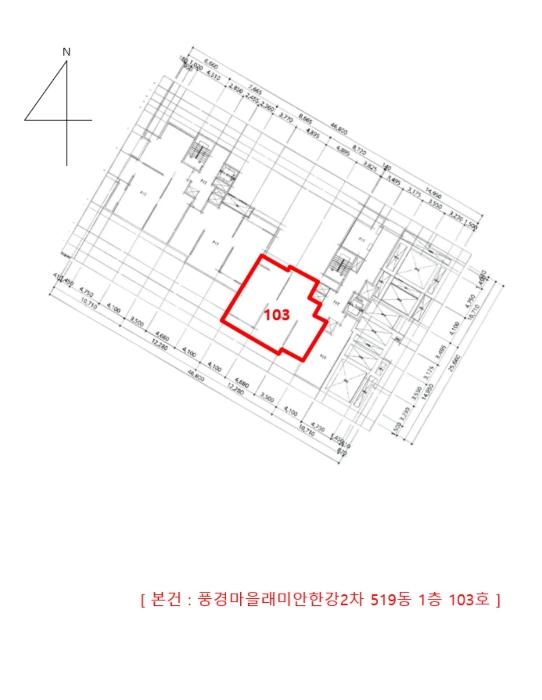 경기도 김포시 김포한강11로 227, 519동 1층103호 (운양동,풍경마을래미안한강2차)구) 경기도 김포시 운양동 1304-5 아파트 경매 사진 9