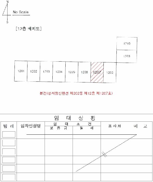 대구광역시 달서구 이곡동 1194-2 성서창신맨션 202동 12층1207호 아파트 경매 사진 7