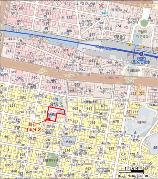 경기도 부천시 소사구 심곡본동 660-2 한울에이치밸리움디그니어스 202동 1층 113호 근린상가 경매 사진 12